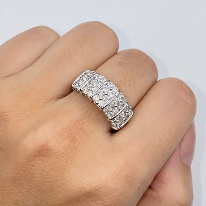 10K Cluster Diamond Ring