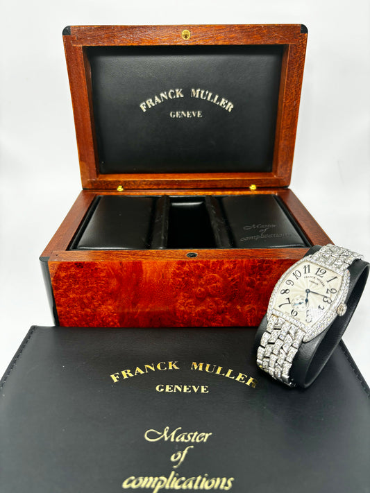 18K Franck Muller Geneve Watch With Diamond