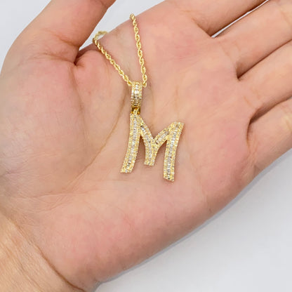 SPECIAL OFFER 14K Initials with Chain Included!