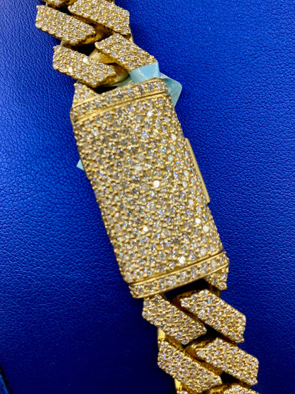 14k Jumbo Diamond Cuban Chain 16.5mm