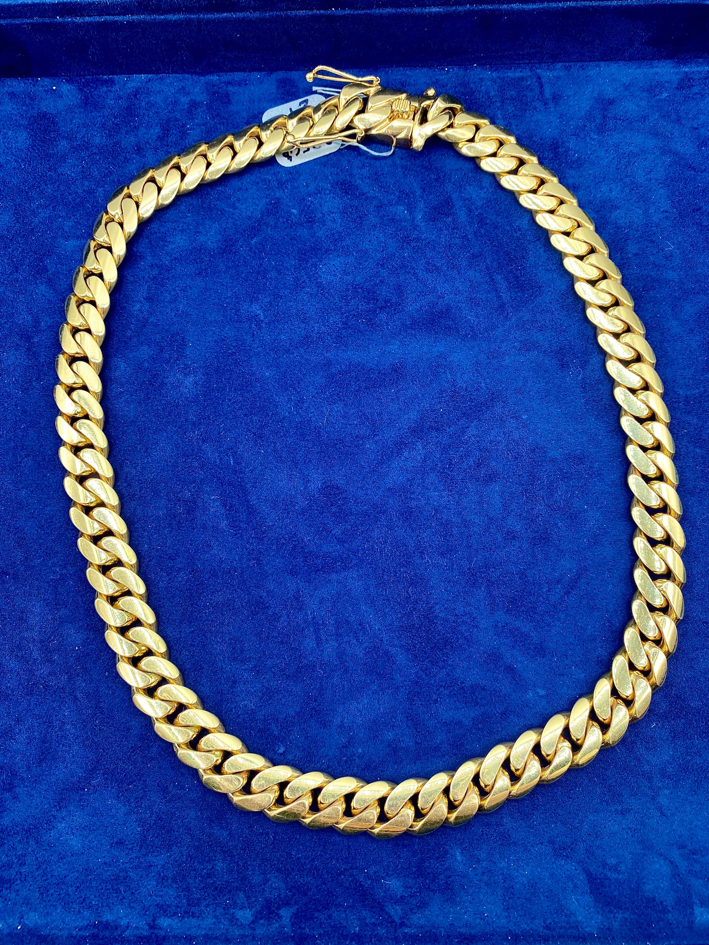 14K Solid Gold Cuban Chain 15mm 24"