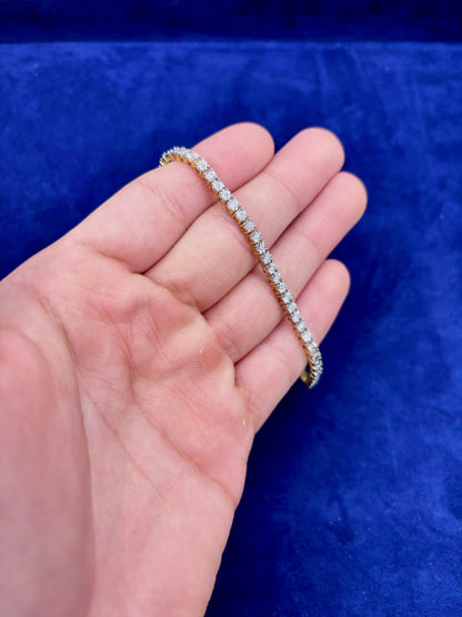 10k 3mm Diamond Dream Bracelet