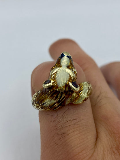 10k Bear Ring Band
