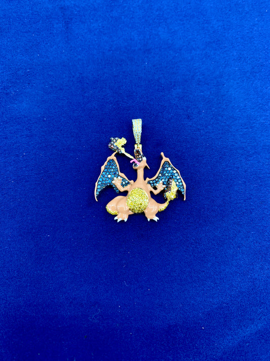 10k Charizard Pendant