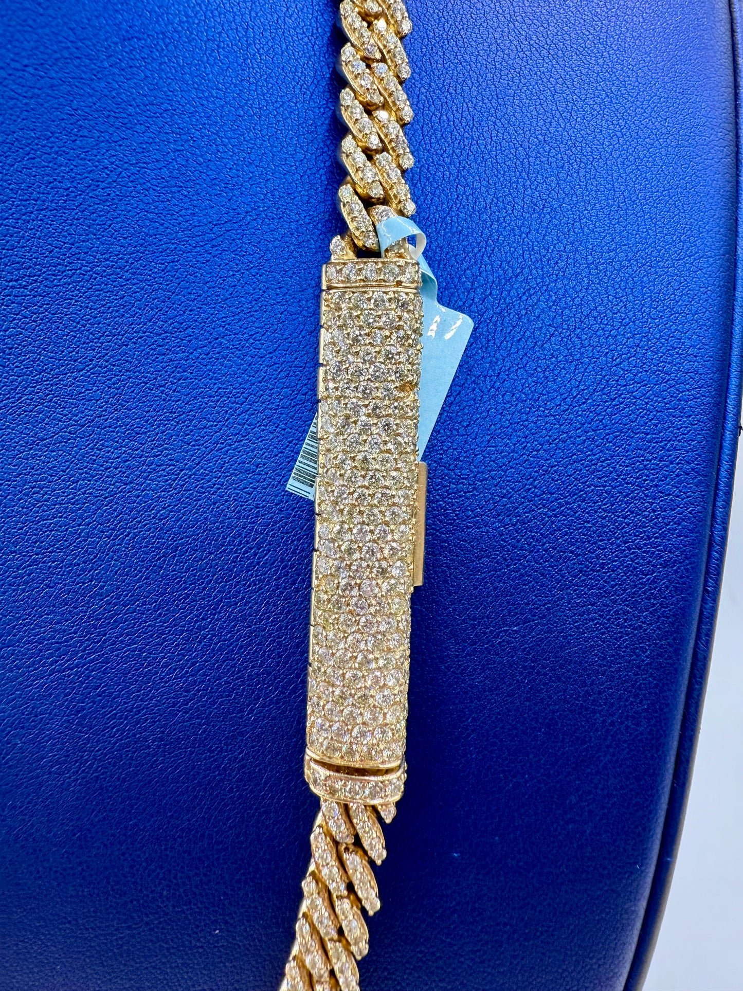 14K 7.8M DIAMOND CUBAN LINK CHAIN