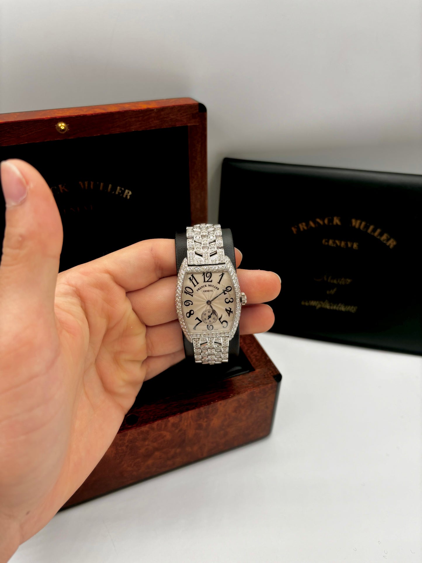 18K Franck Muller Geneve Watch With Diamond