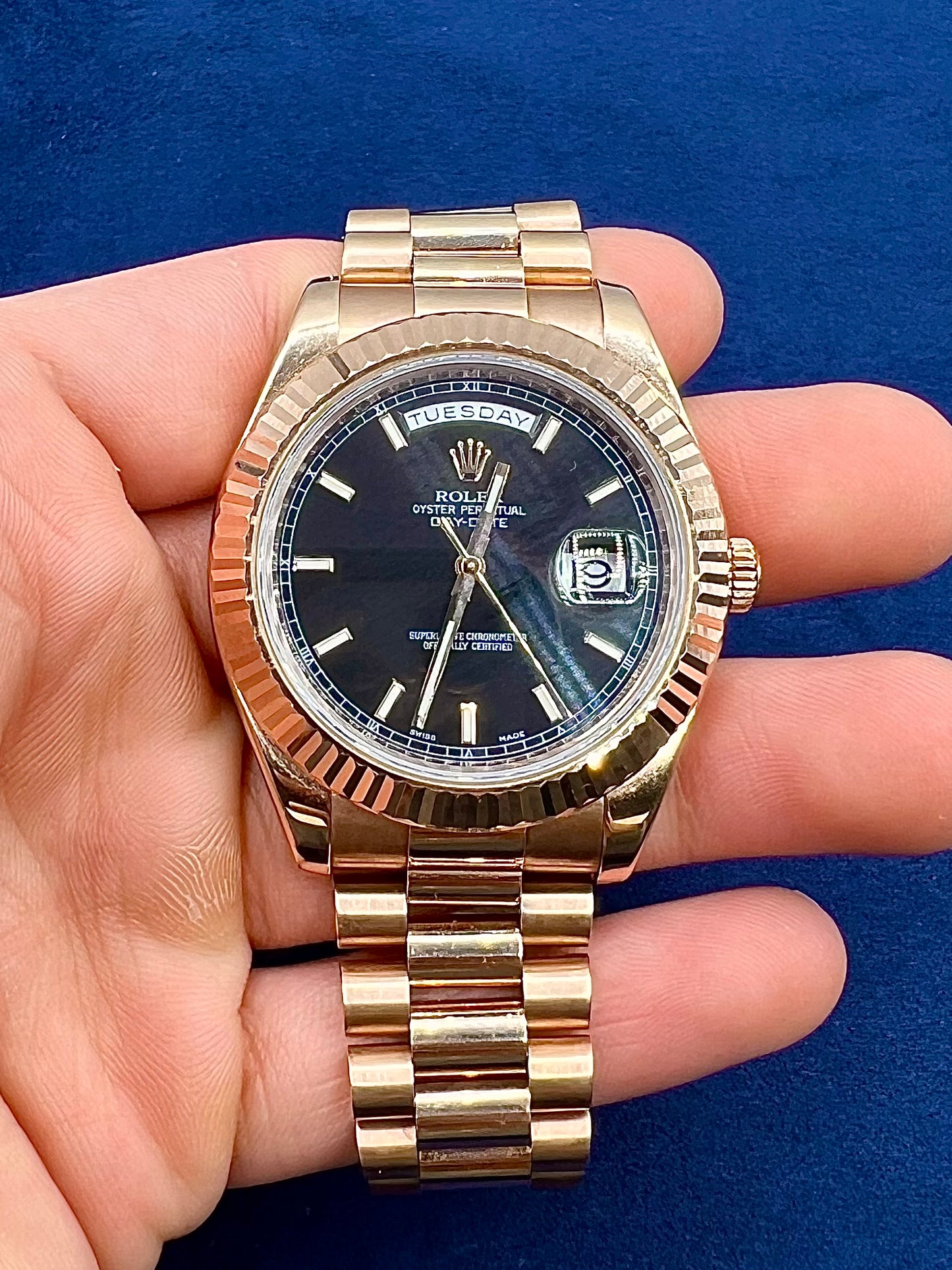 18K Rolex Day-Date Presidential 41mm Rose Gold