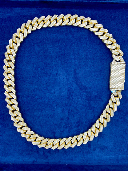 14k Jumbo Diamond Cuban Chain 18.5mm