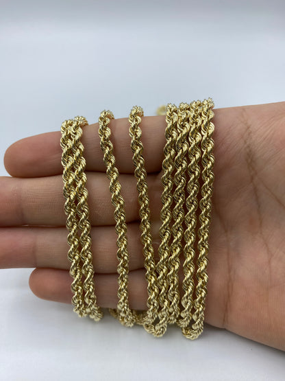 14k Gold Rope Chain 4.3mm