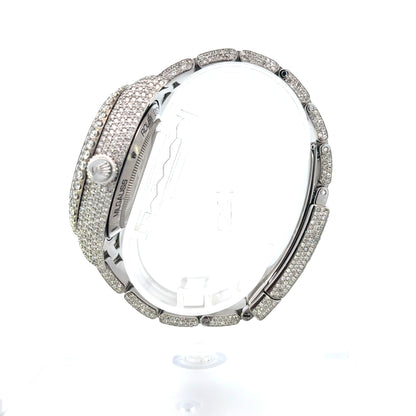 40mm Rolex Milgauss Full Diamond Bust-Down
