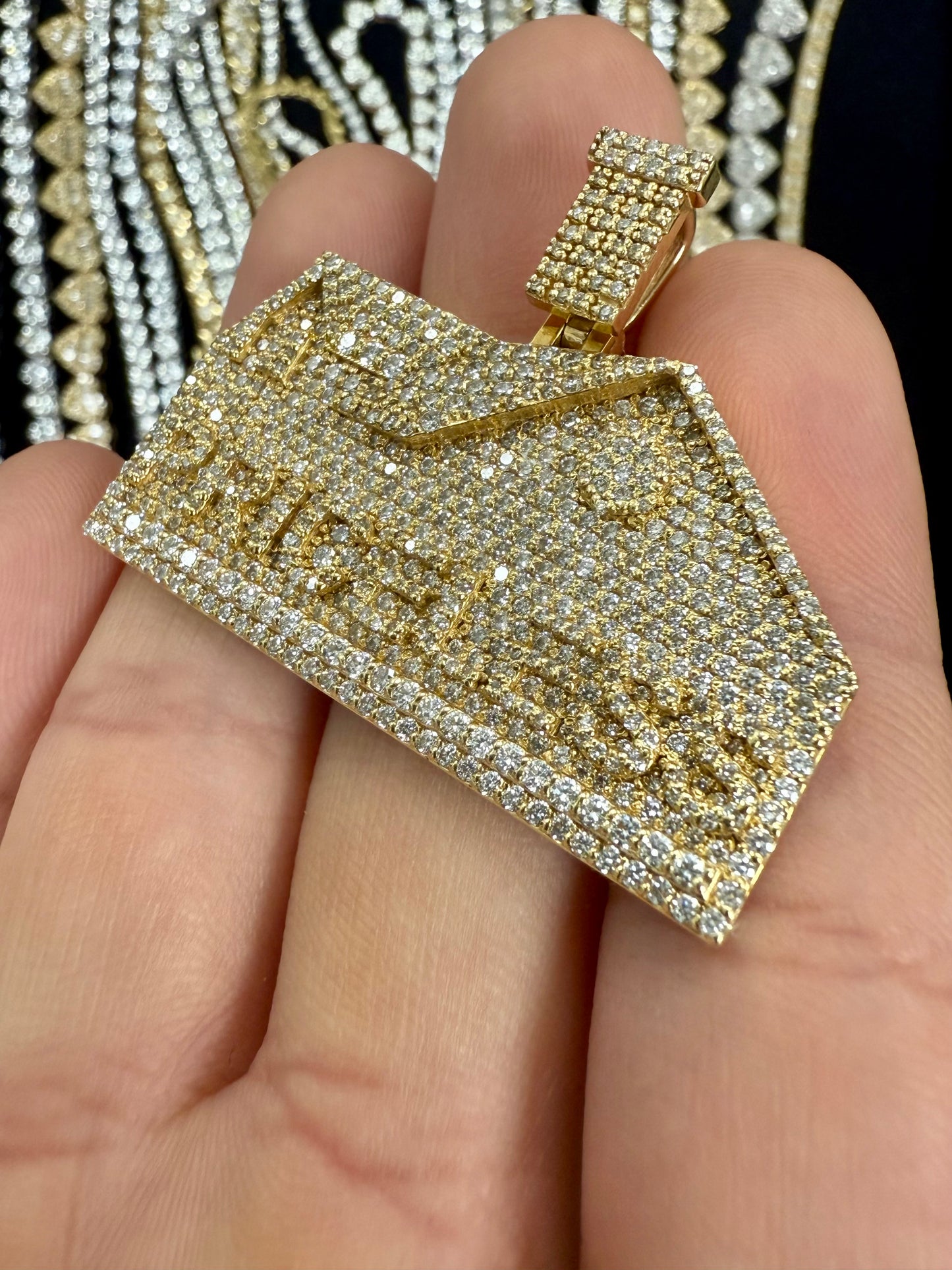 14K Custom Priceless Traphouse Pendant