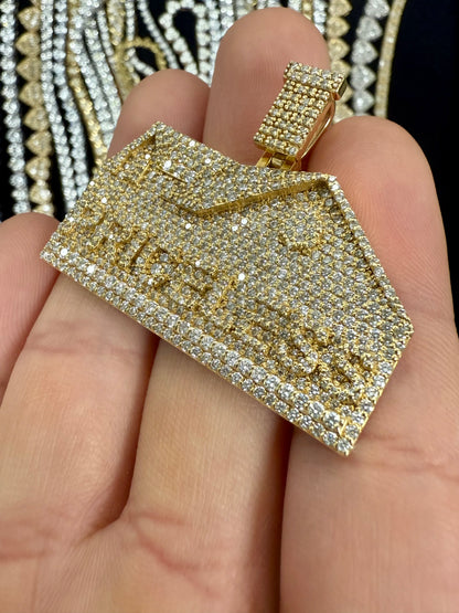 14K Custom Priceless Traphouse Pendant