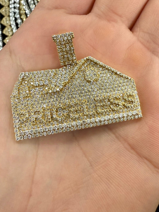 14K Custom Priceless Traphouse Pendant