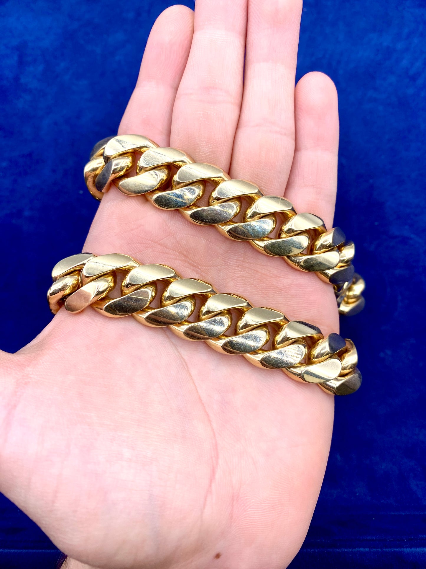 14K Cuban Link Chain 18MM 22"