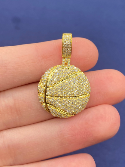 10K Basketball Custom Pendant