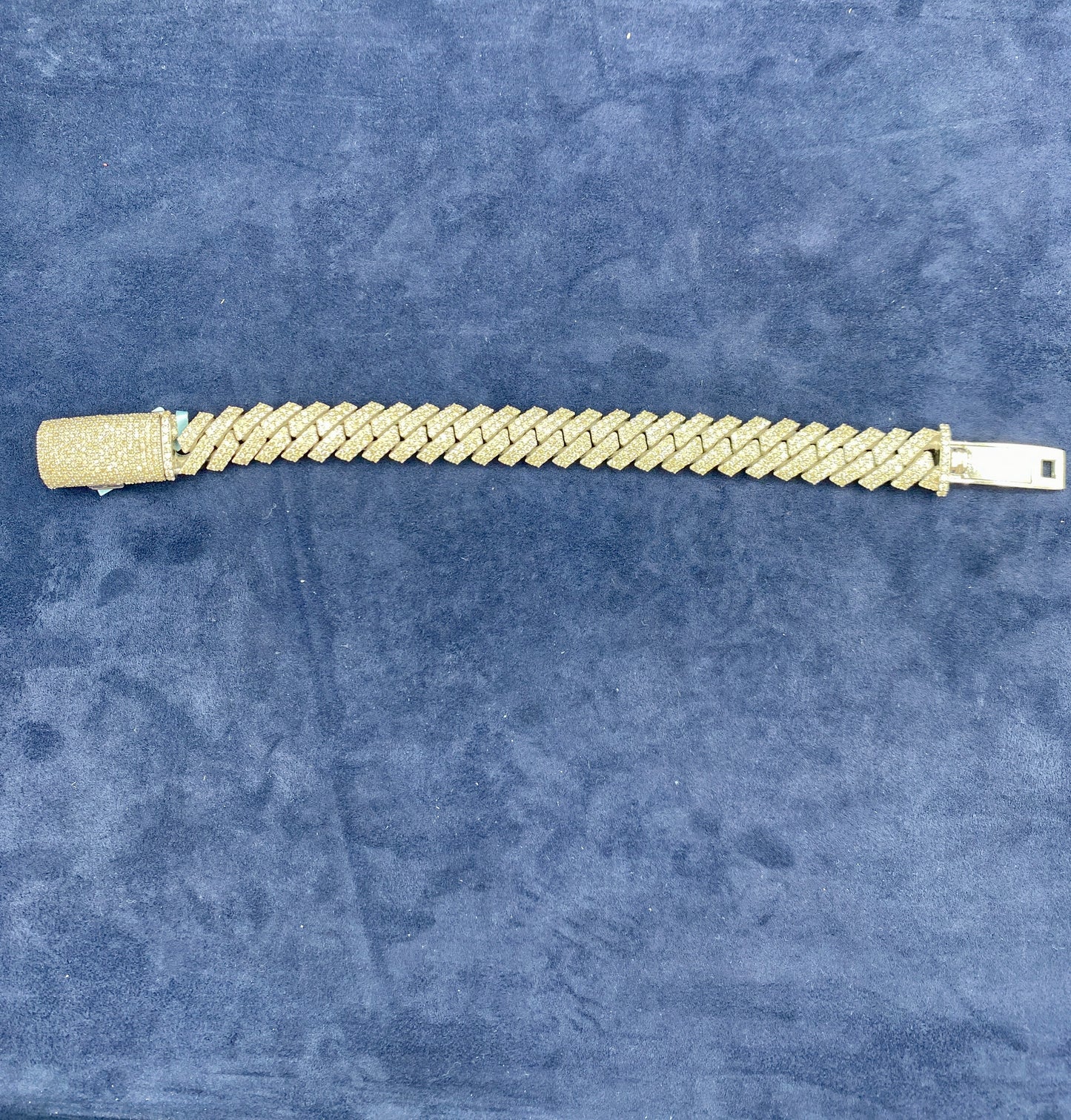 14K Gold & Diamond Cuban link 14.5mm