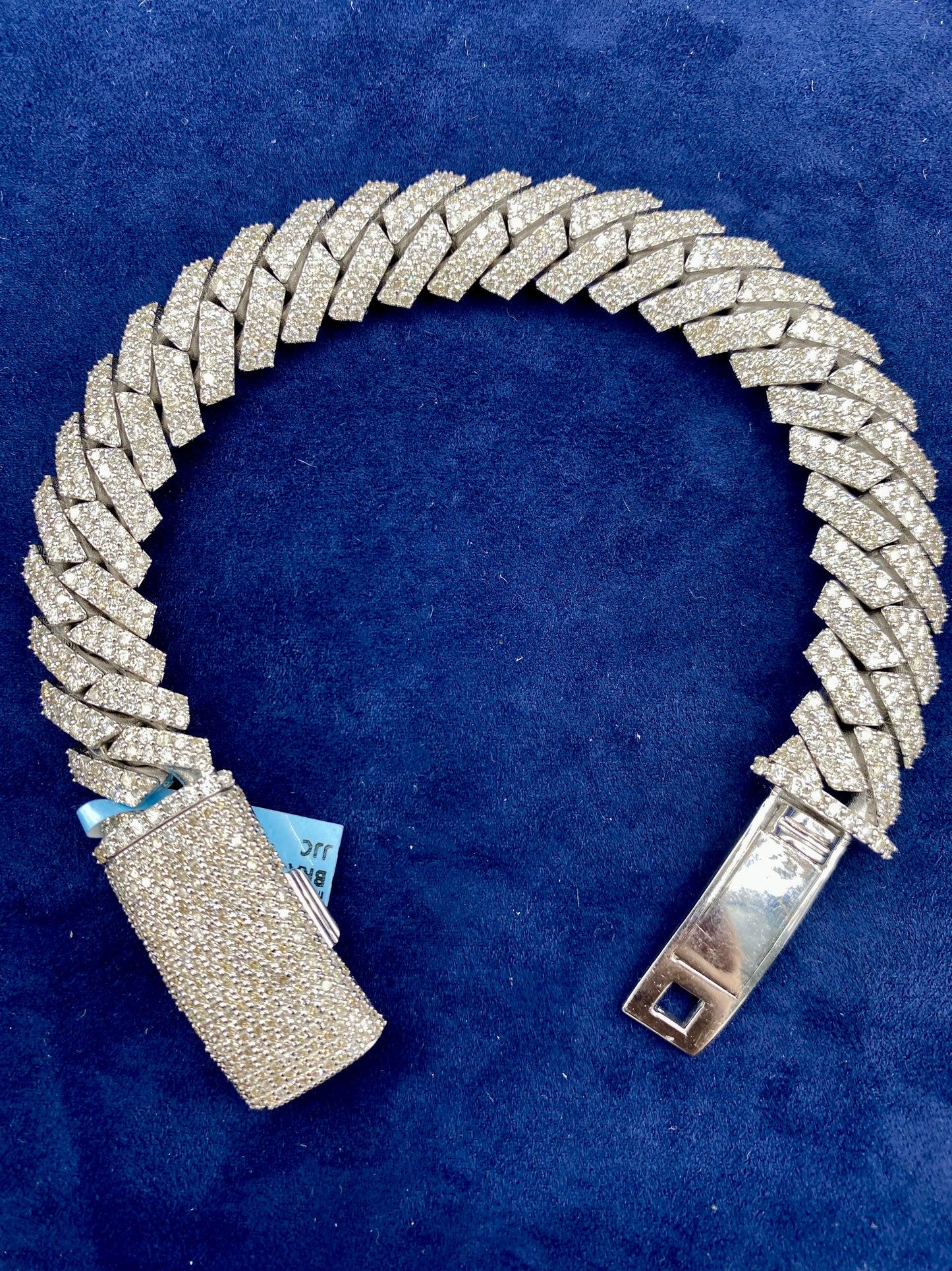 14K Gold & Diamond Cuban link 14.5mm