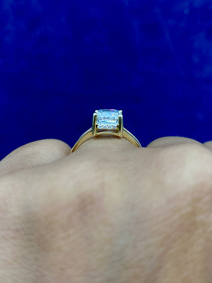 14k Square Shaped Lab Diamonds