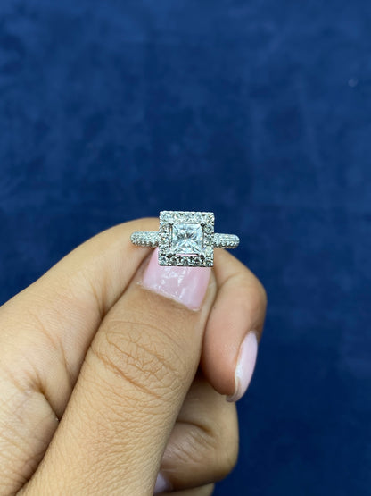 14k Square Shaped Lab Diamonds