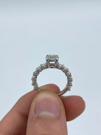 14K Stacked Diamond Ring