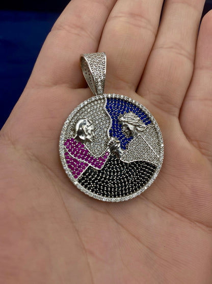 14k Custom Battle Pendant