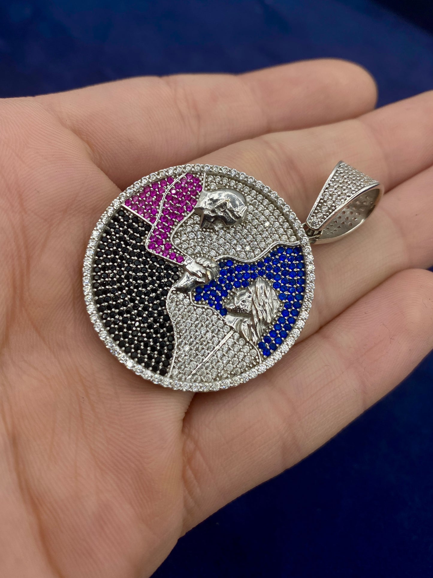14k Custom Battle Pendant