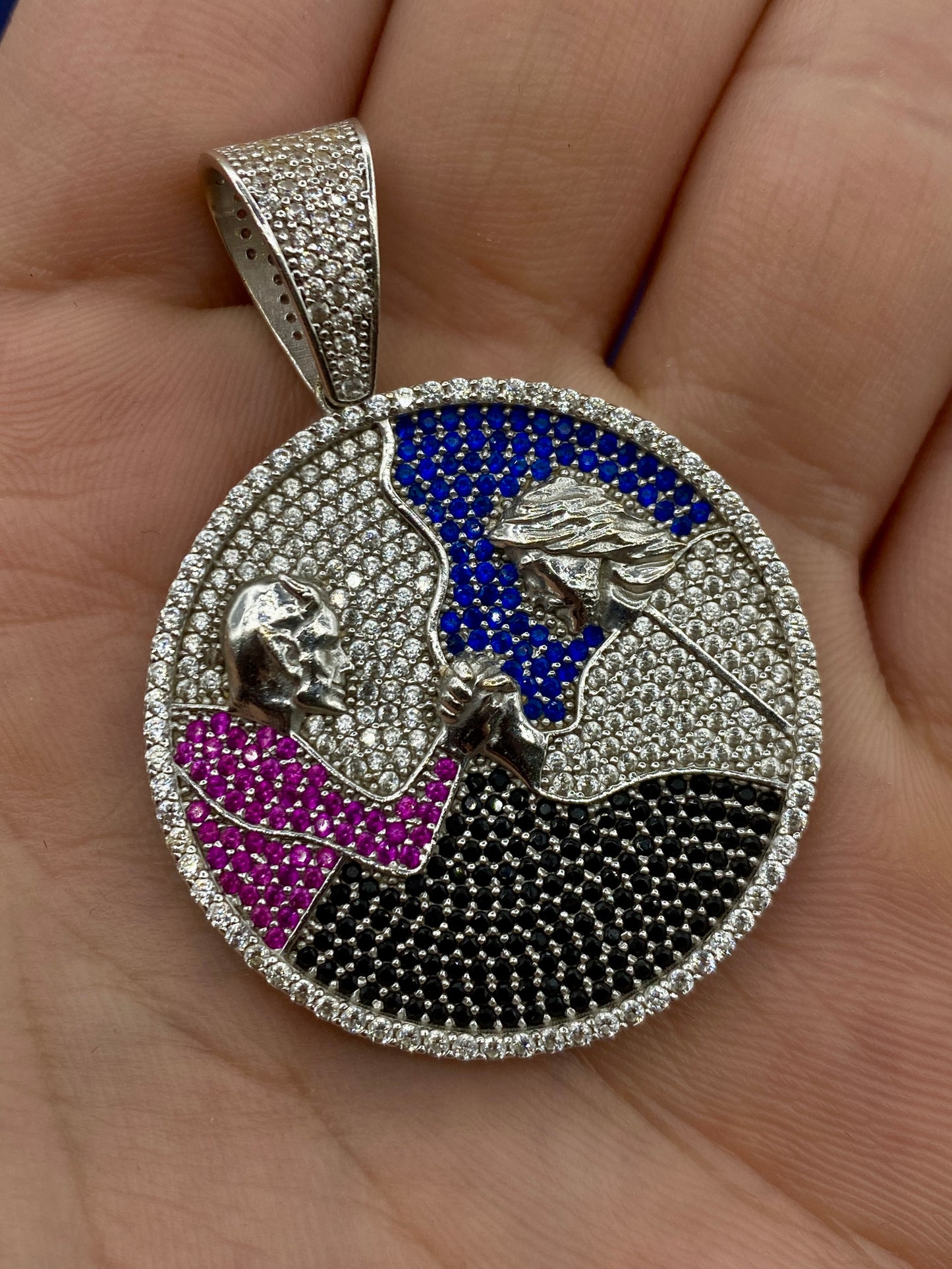 14k Custom Battle Pendant
