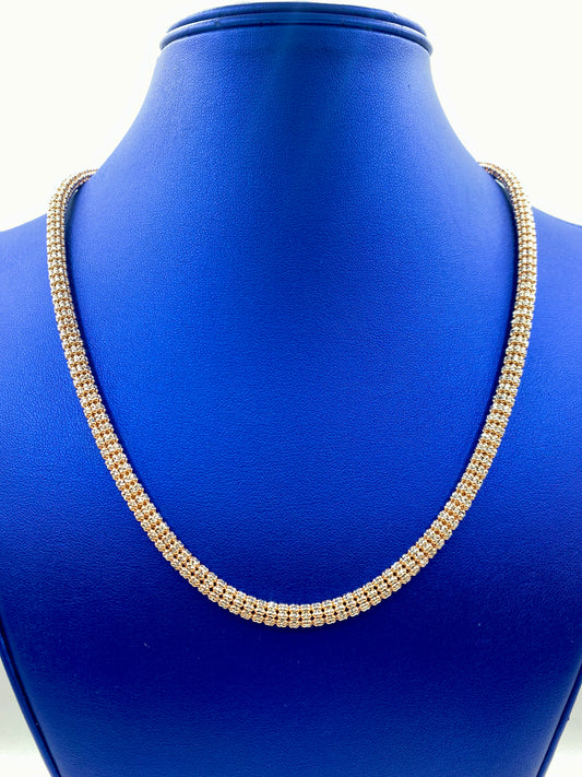 14k Gold 5mm Ice Chain