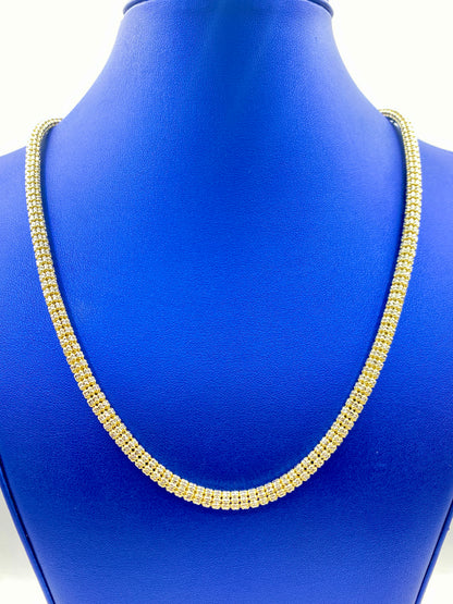 14k Gold 5mm Ice Chain