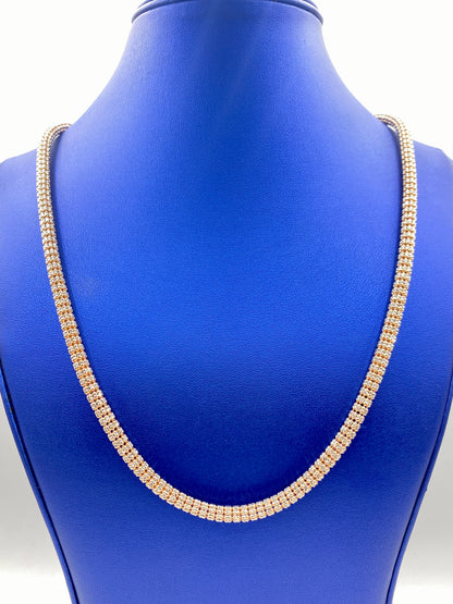 14k Gold 5mm Ice Chain