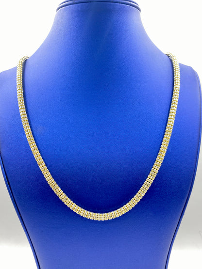 14k Gold 5mm Ice Chain