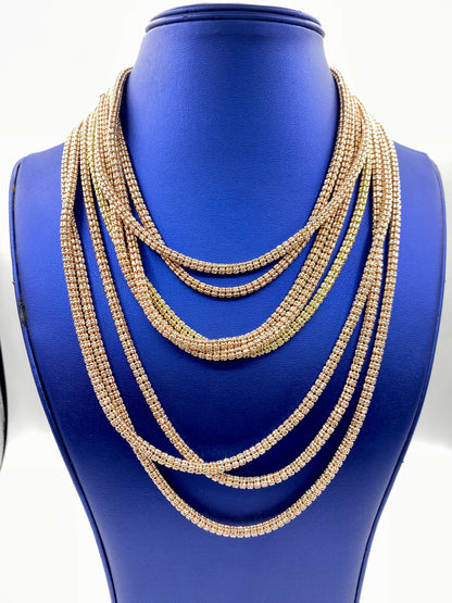 14k Gold 4.5mm Ice Chain