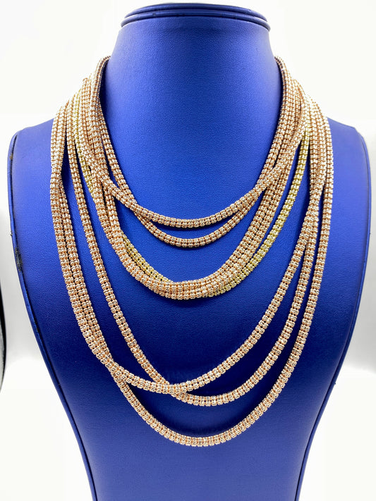 14k Gold 4.5mm Ice Chain