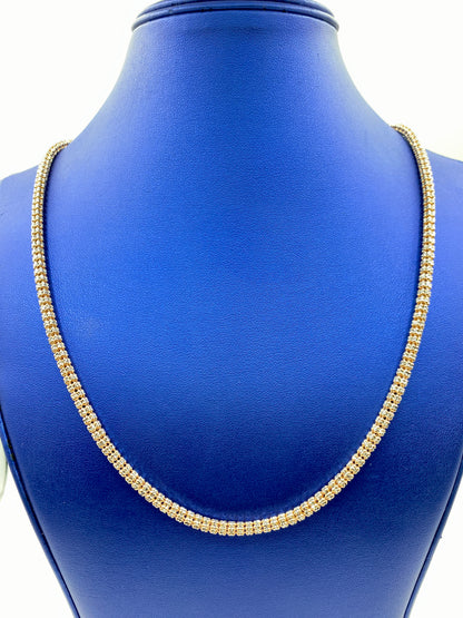 14k Gold 4.5mm Ice Chain