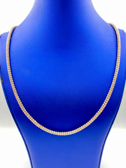 14k Gold 4.5mm Ice Chain