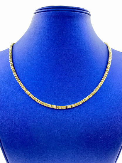 14k Gold 4MM Ice Chains