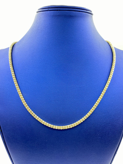 14k Gold 4MM Ice Chains