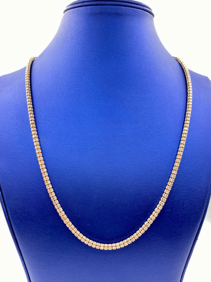 14k Gold 4MM Ice Chains