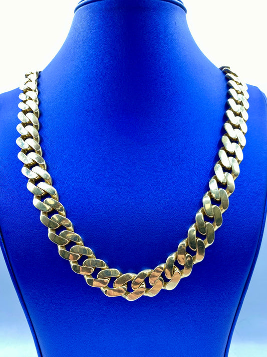 14k Gold 15.1mm Cuban Link Chain