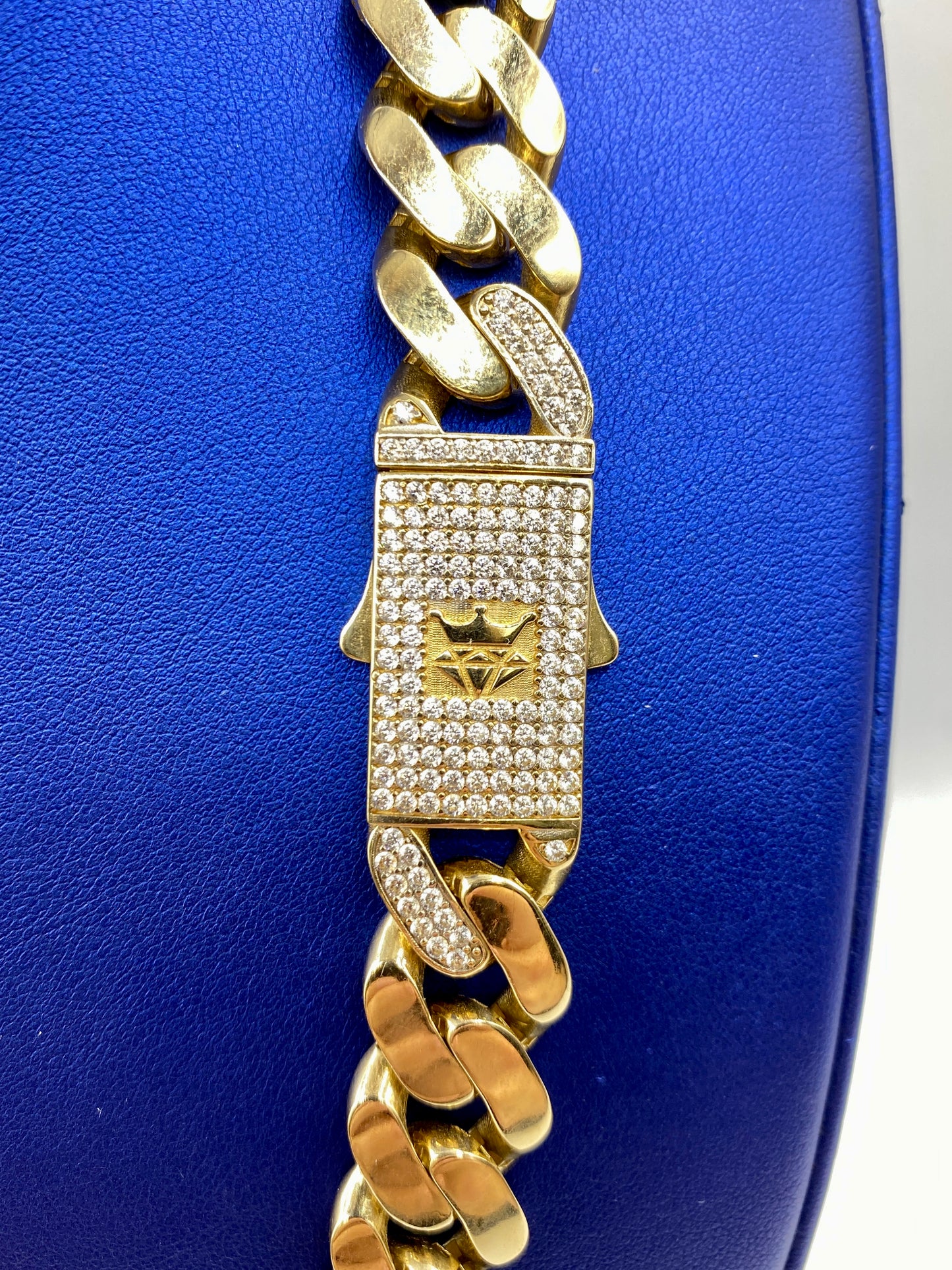14k Gold 15.1mm Cuban Link Chain