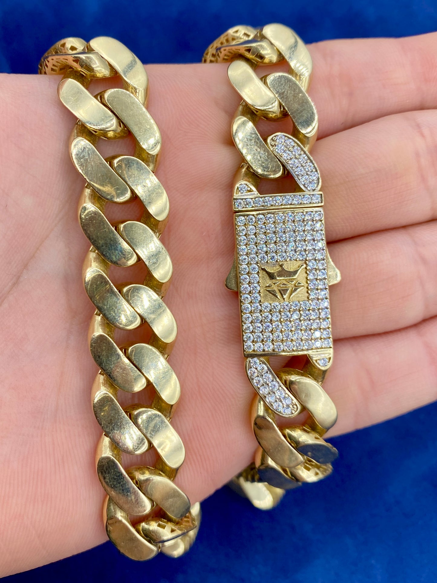 14k Gold 15.1mm Cuban Link Chain