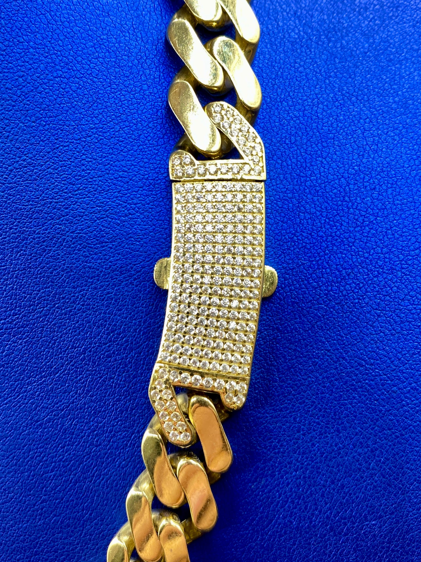 14k Gold 13.3mm Miami Cuban Link Chain
