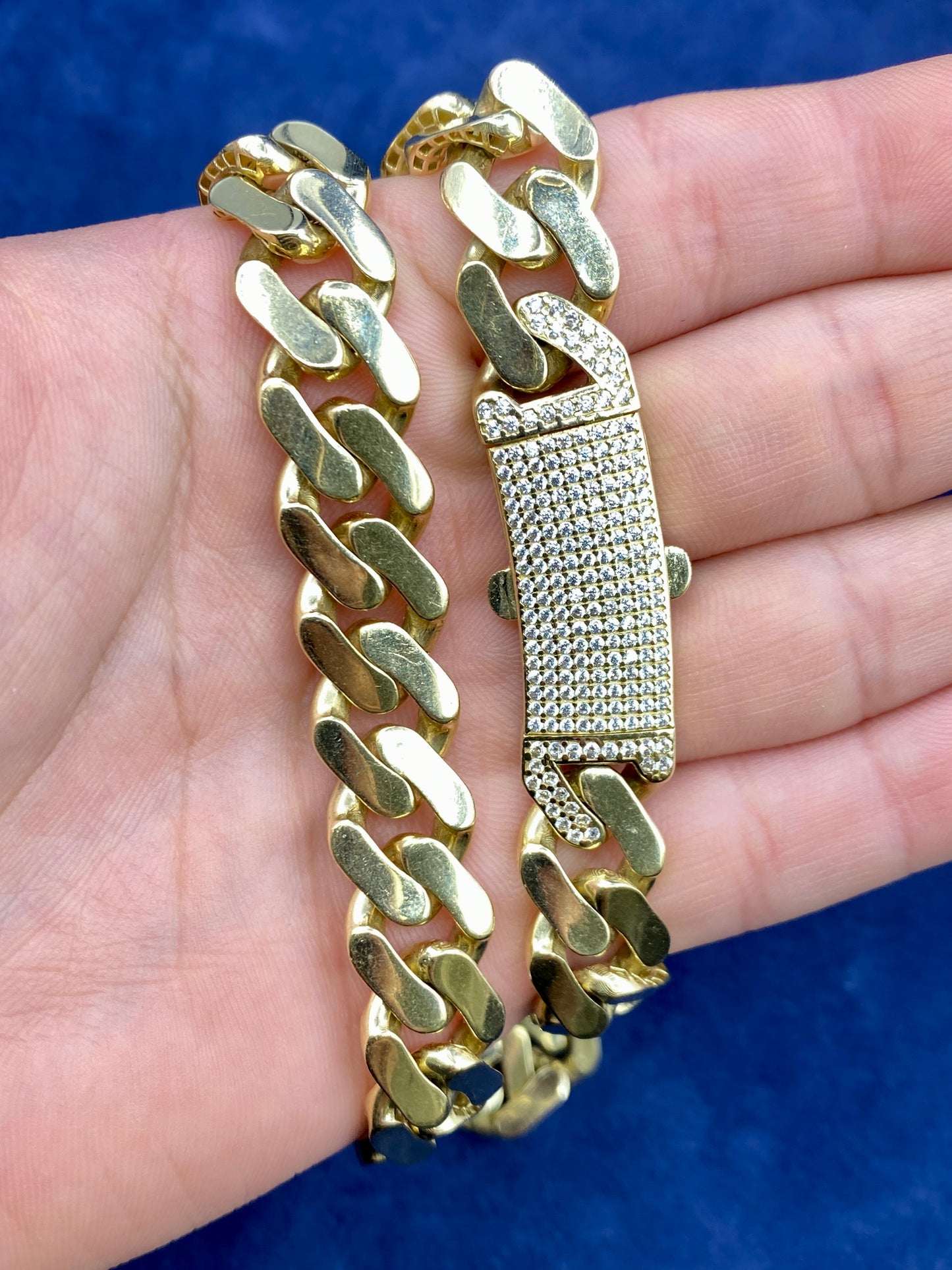 14k Gold 13.3mm Miami Cuban Link Chain