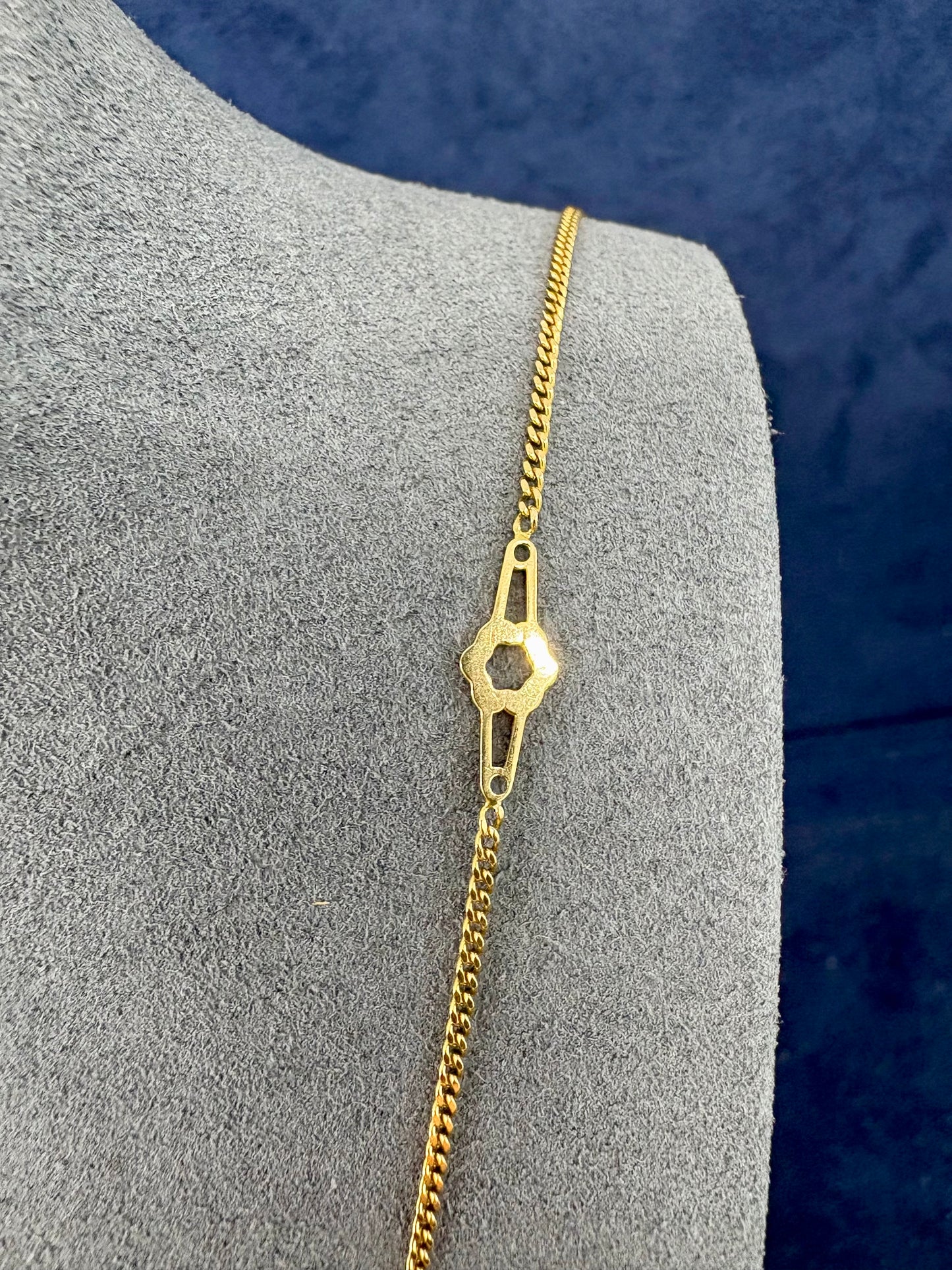 18K Gold Geo Link Chain