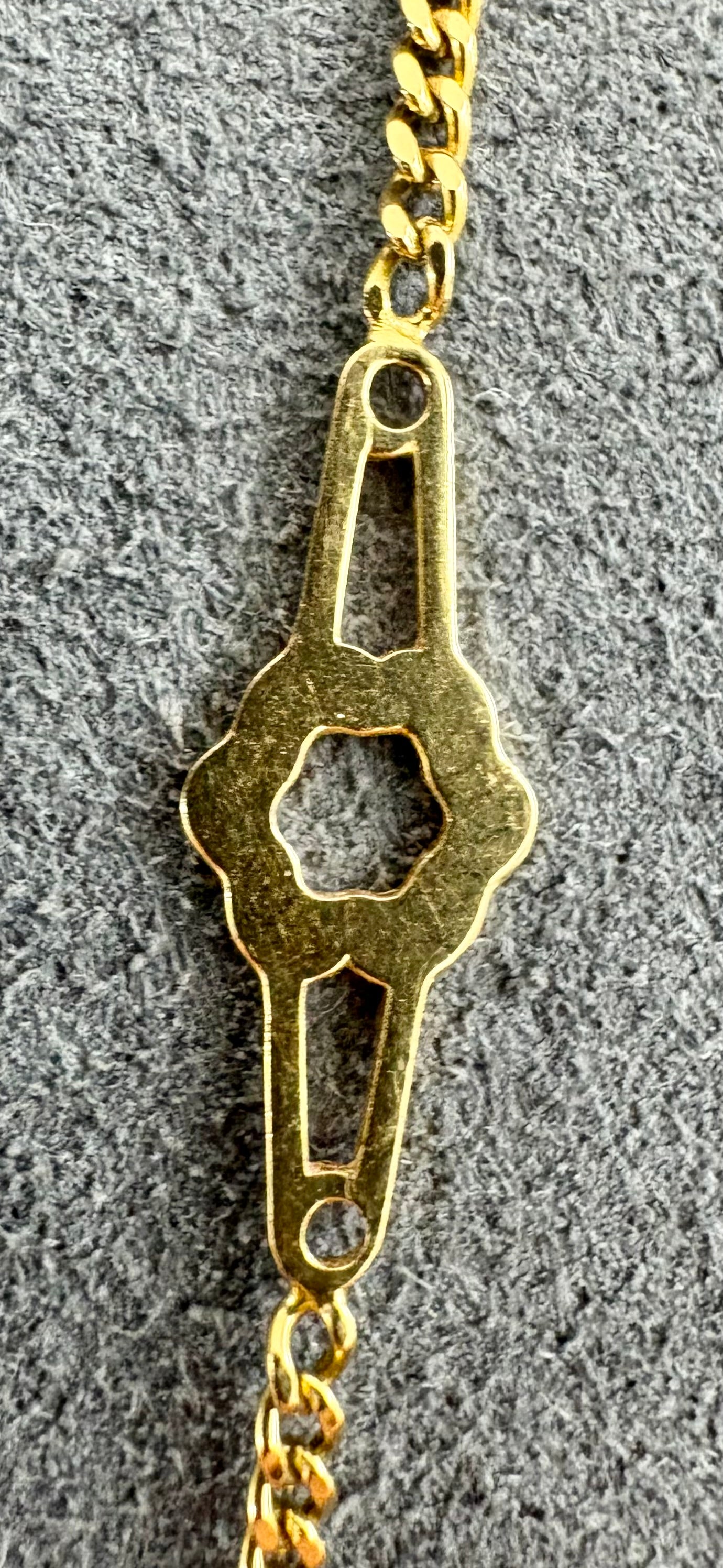 18K Gold Geo Link Chain