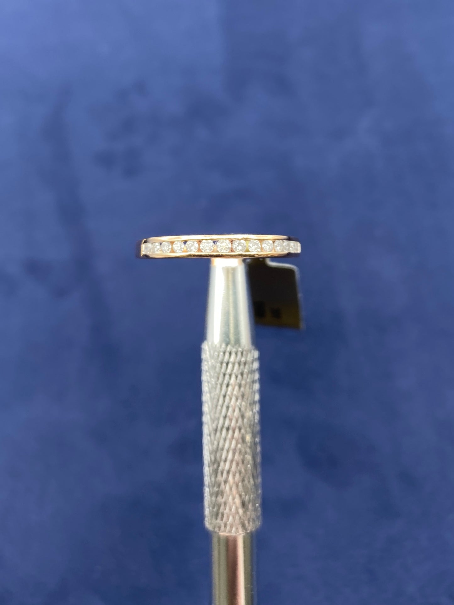 10k Half Diamond Ring Band 2.9mm