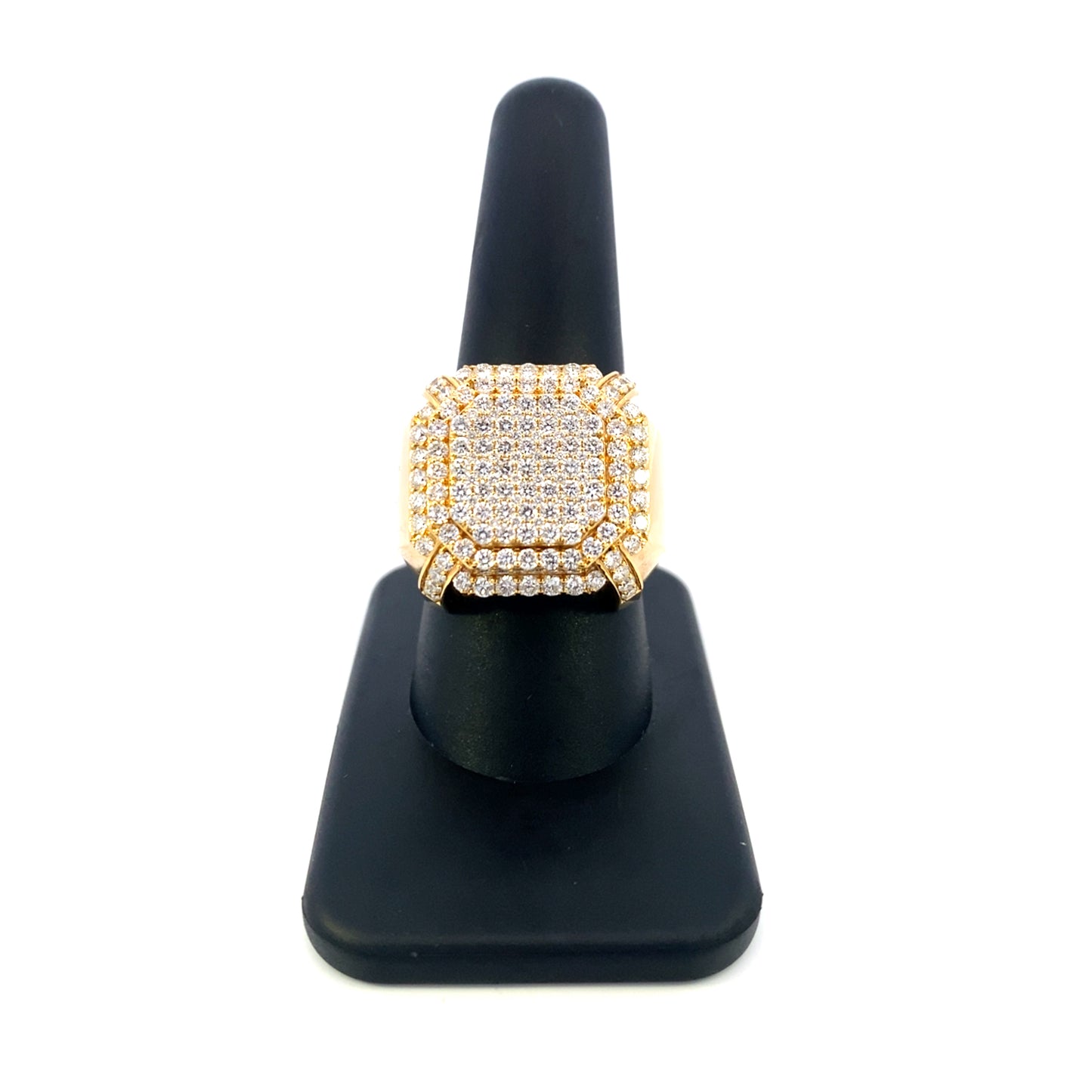 14K Jumbo Chunky Box Ring