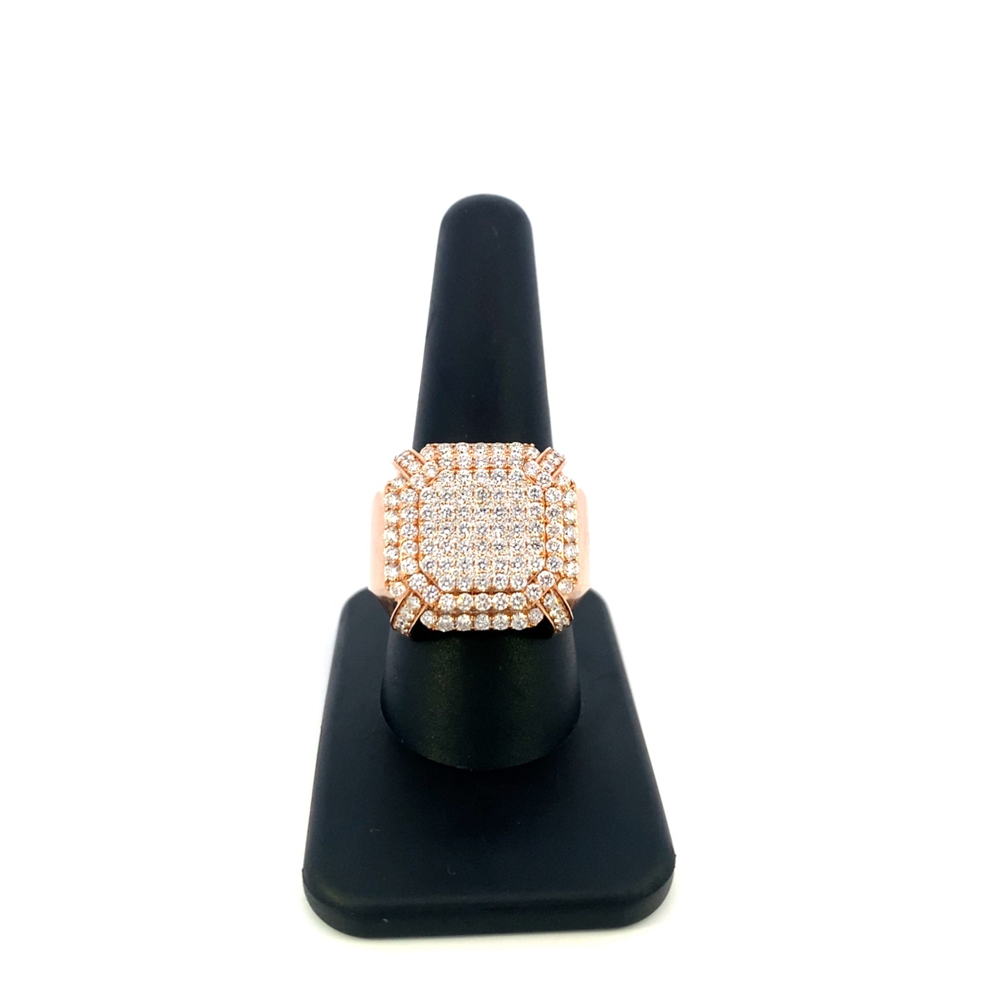 14K Jumbo Chunky Box Ring