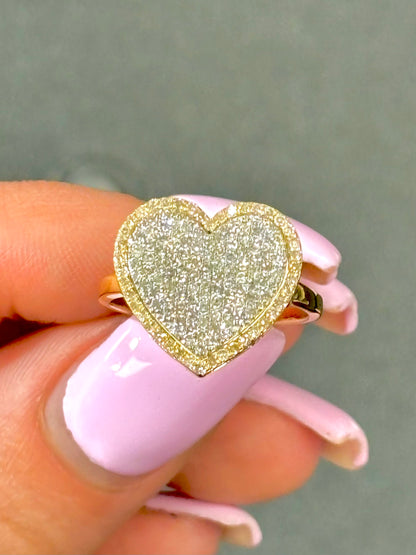 14K Corazon Heart Ring