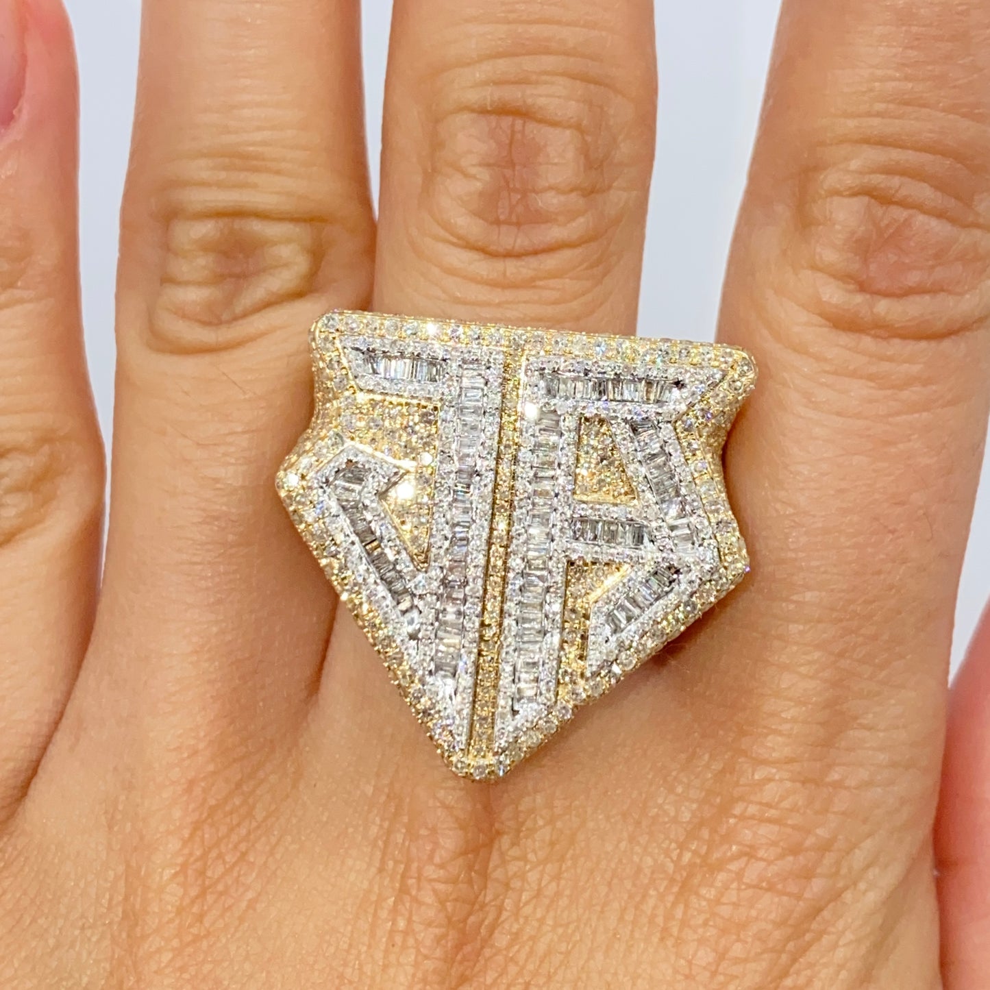 14K Custom Championship Diamond Ring